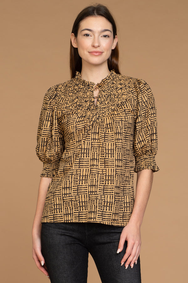 Bea Blouse in Tribal
