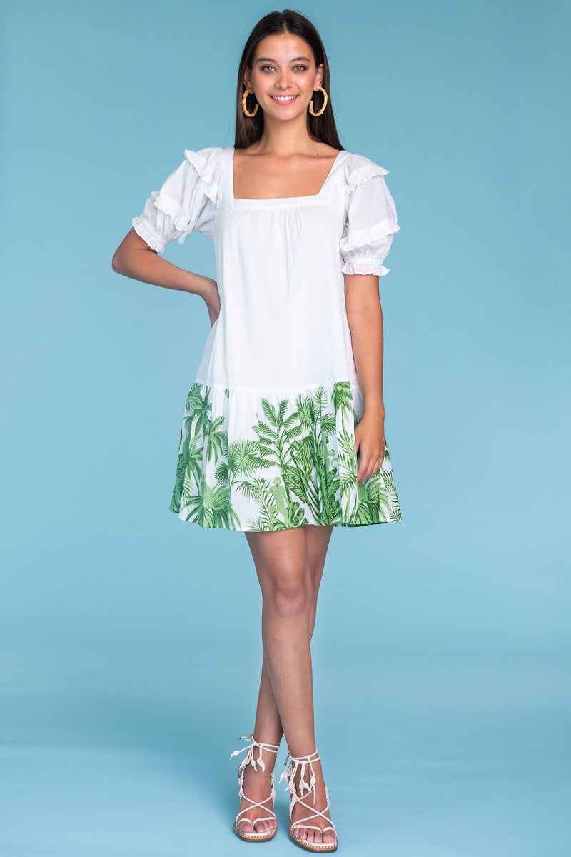 Sophie Dress in Jungle Agave