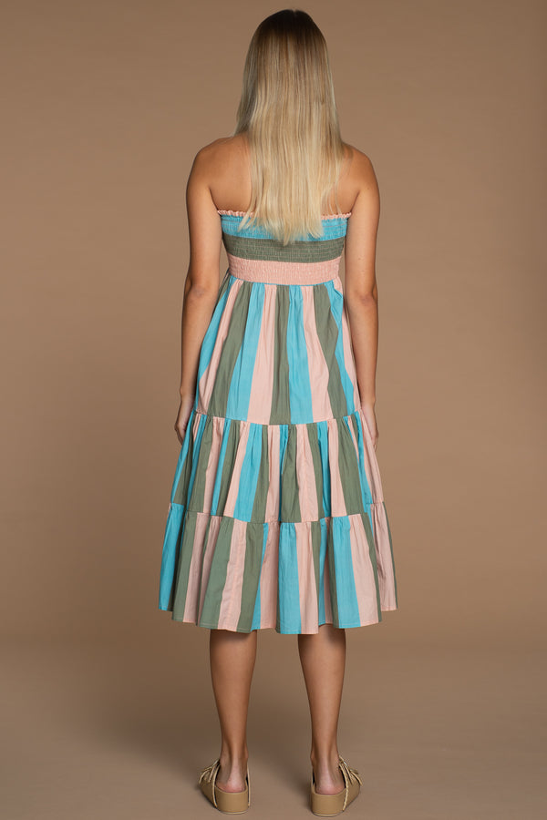 Izzy Skirt Dress in Julep Stripe