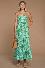 Jane Dress in Lagoon Floral