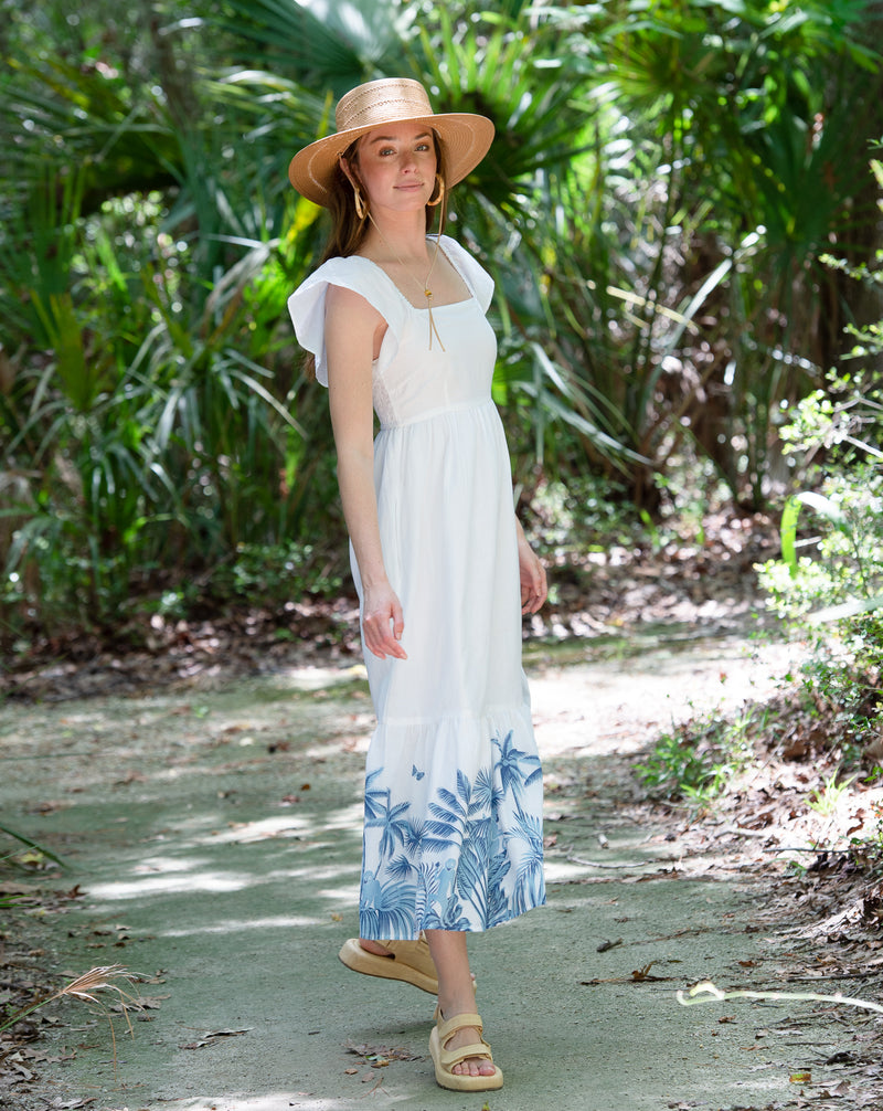 Brooke Dress in Jungle Oceania