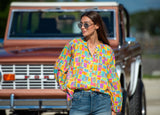 Emory Blouse in South Beach Multi