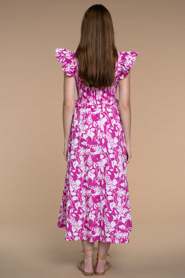 Lila Dress in Spring Shadow Rose Violet