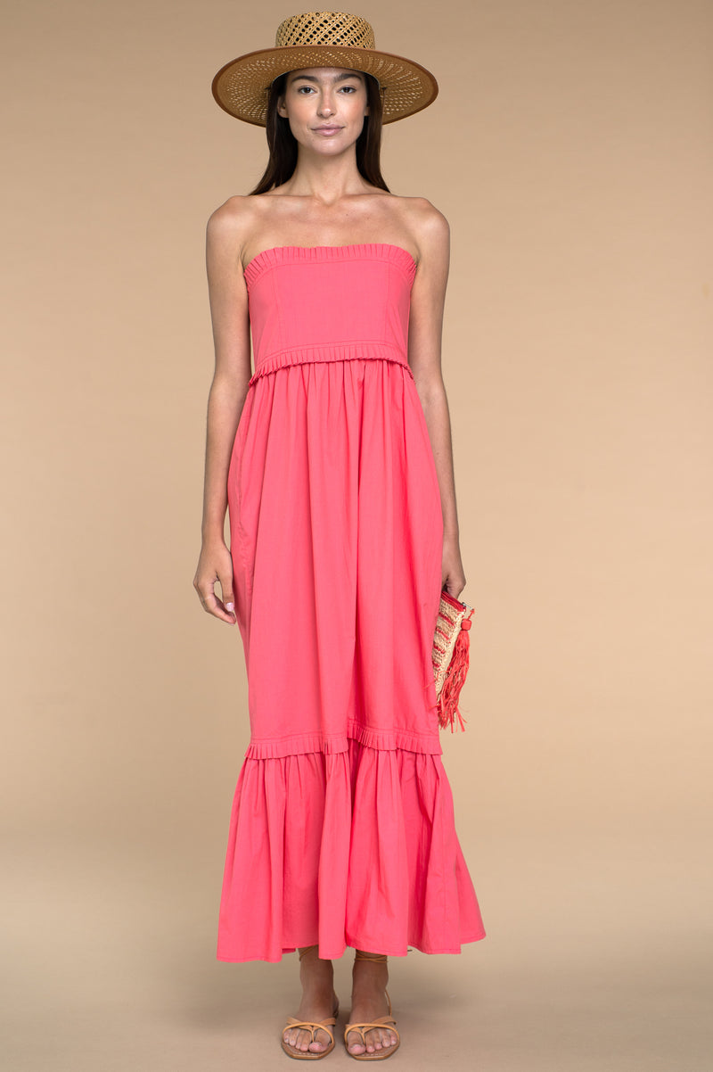 Jane Dress in Coral