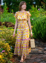 Izzy Skirt Dress in Blooming Golden